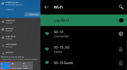 Digital signage are connected and managed by wireless protocols such as Wi-Fi through network settings in its underlying operating system (Image Source: androidguys)